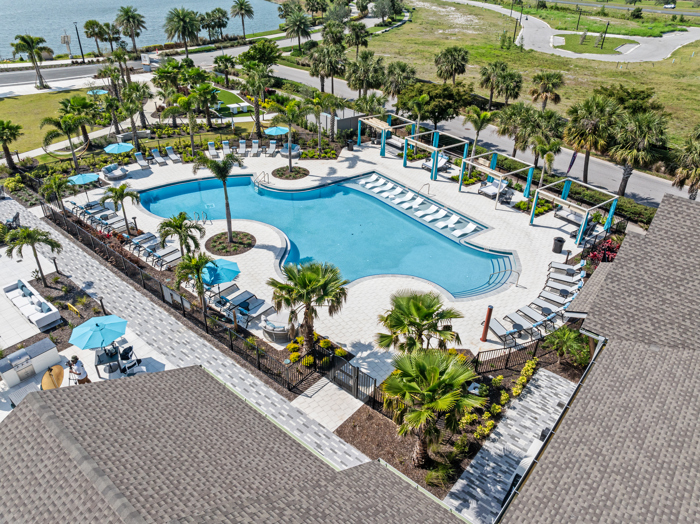 pool deck