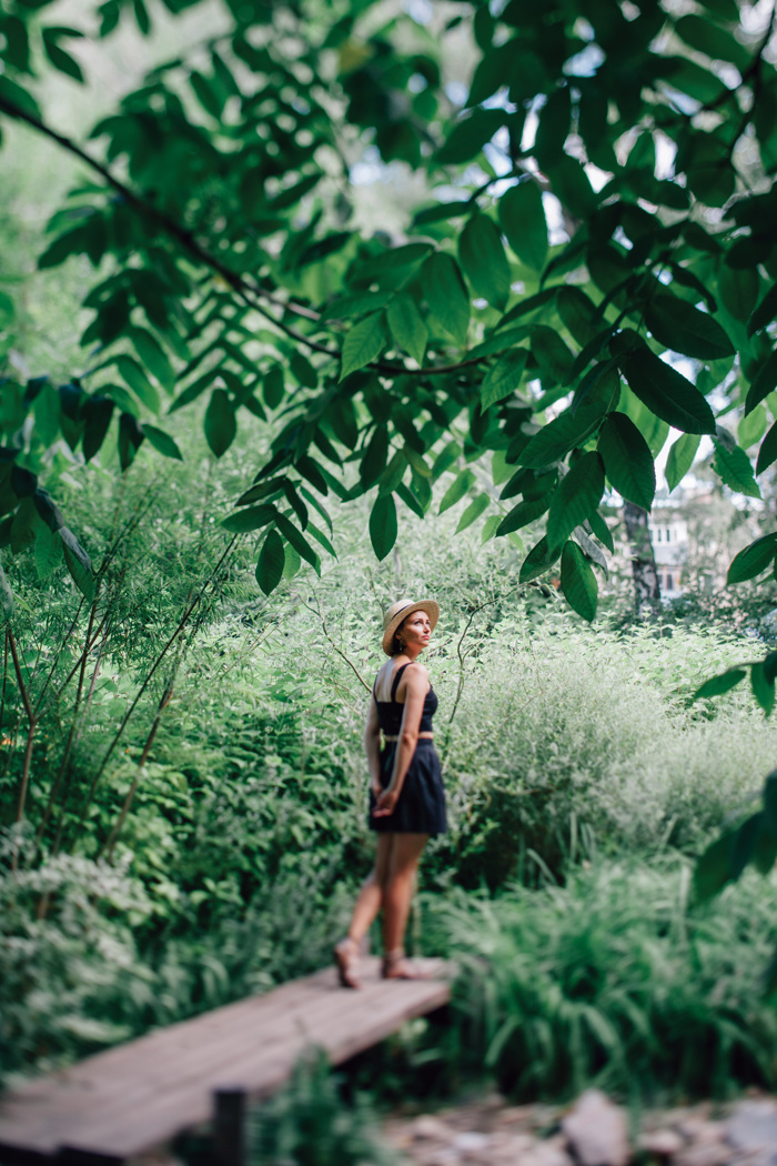 walking in nature